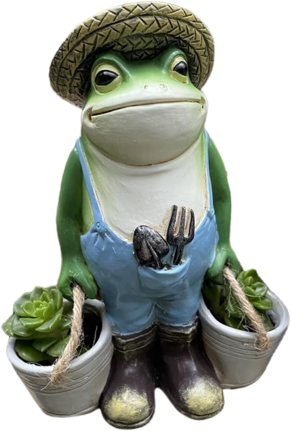 1PCS Frog Garden Decor, Frogs Garden Statue for Yard, for Yard Art Lawn Ornaments Porch Balcony