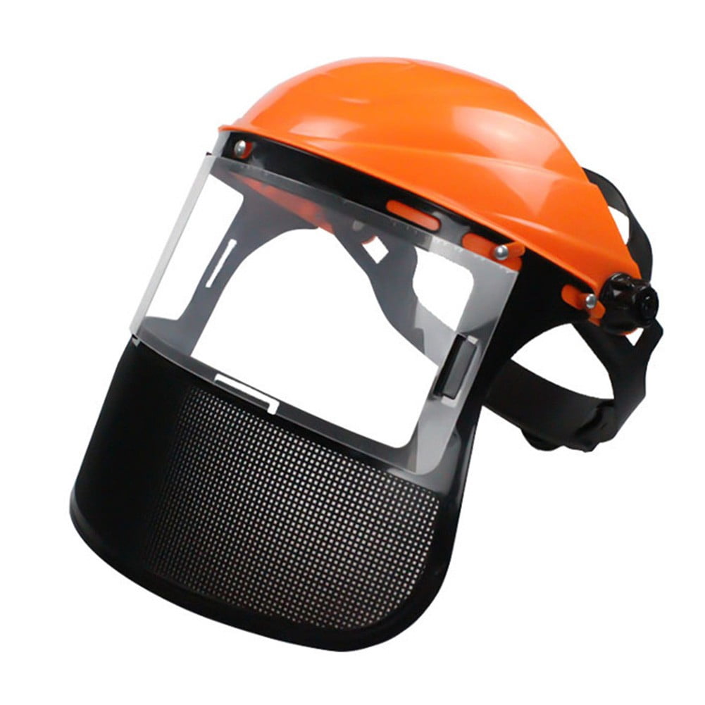 1PCS Garden Grass Trimmer Helmet Hat With Full Face Mesh Protective for Brush