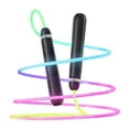 thumbnail image 1 of 1PCS Glowing Jump Rope for Kids & Adults - 110 Inch Luminous LED Skipping Rope with 500mAh Battery Type-C Rechargeable - Adjustable Length Fitness Rope for Night Workouts, 1 of 6