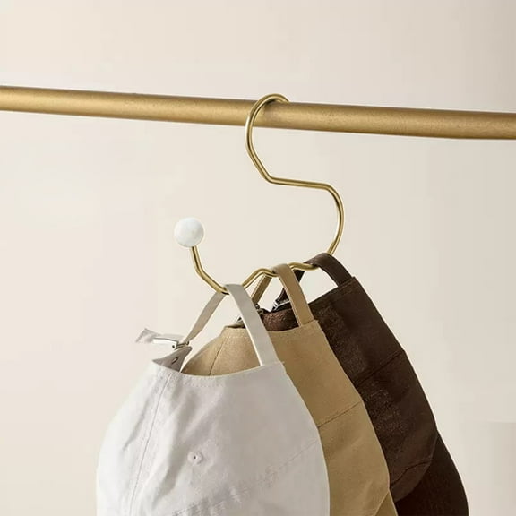 1PCS Hat Storage Rack Metal Material Household Multifunctional Clothes And Hat Storage Hook Baseball Cap And Camisole Clothing and Bag Display Rack