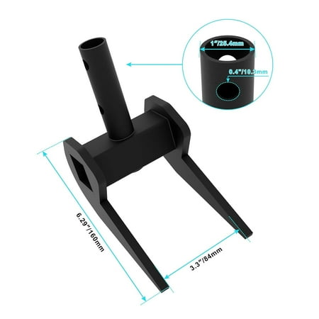 1PCS Heavy Duty Pallet Buster Tool, Deck Board Puller for Wooden Pallets, Black