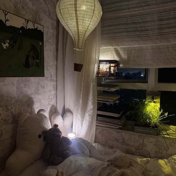 1PCS Hot air balloon decorations 12IN Handmade Hot air balloon lamp shades Hanging lantern Suitable for Decorating Rooms Corridors and Living Rooms Decorations