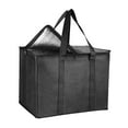 1PCS Insulated Reusable Grocery Bag With Sturdy Zippered Top Large