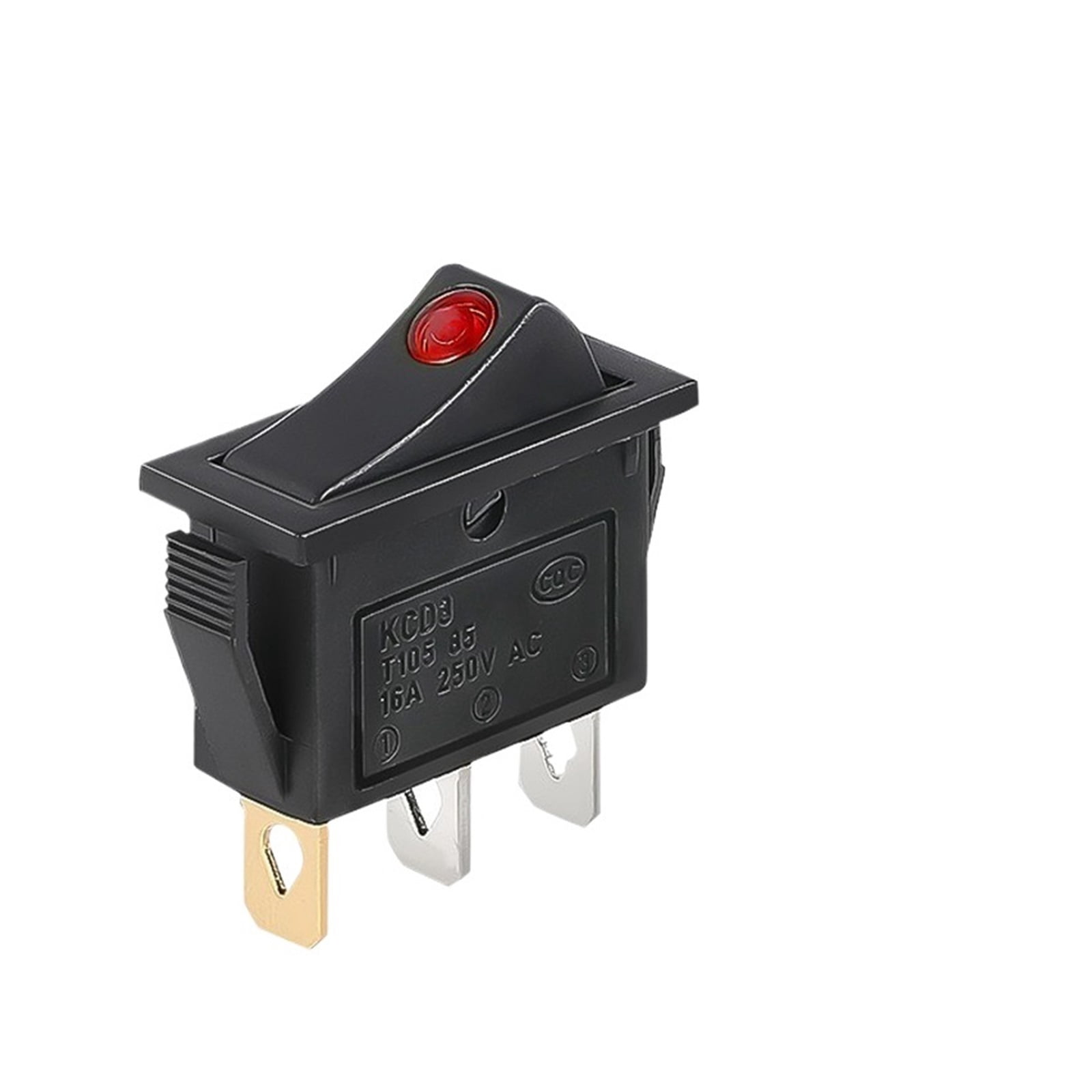 1PCS KCD3 Rocker Switch ON-OFF ON-OFF-ON 2 Position 3Pins Electrical ...