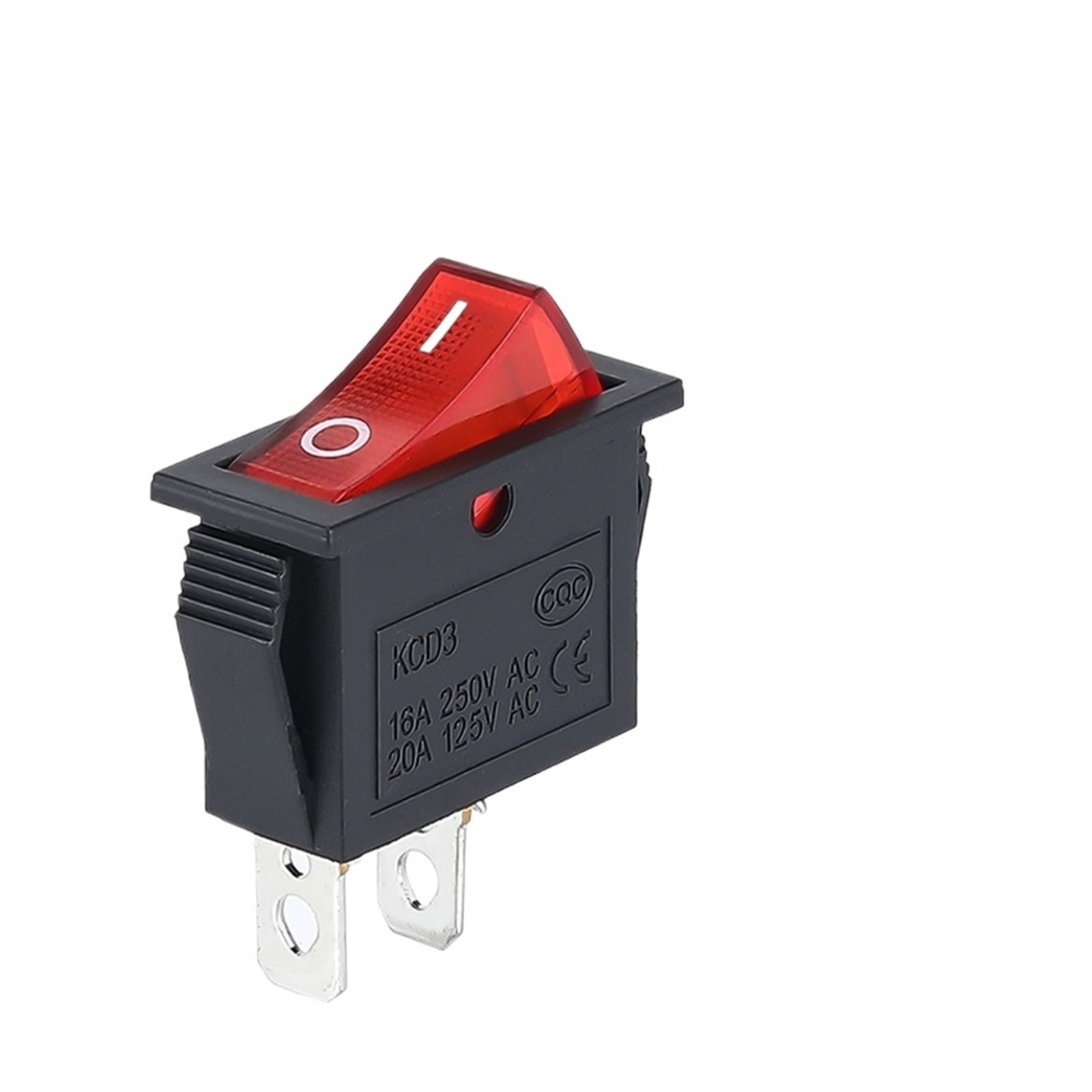 1PCS KCD3 Rocker Switch ON-OFF ON-OFF-ON 2 Position 3Pins Electrical equipment With Light Power Switch 16A 250V / 20A 125V AC