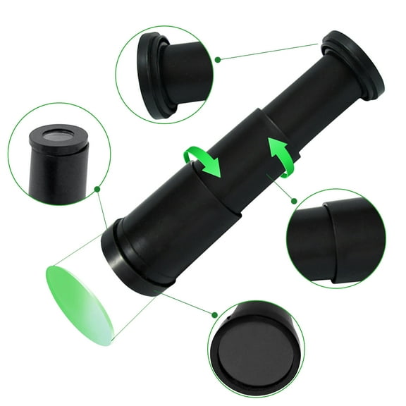 1PCS Kids Monocular Telescope - Handheld Spyglass for Camping & Outdoor Adventures - Vintage Retro Design, Lightweight & Durable (Fun Novelty Toy & Gift)