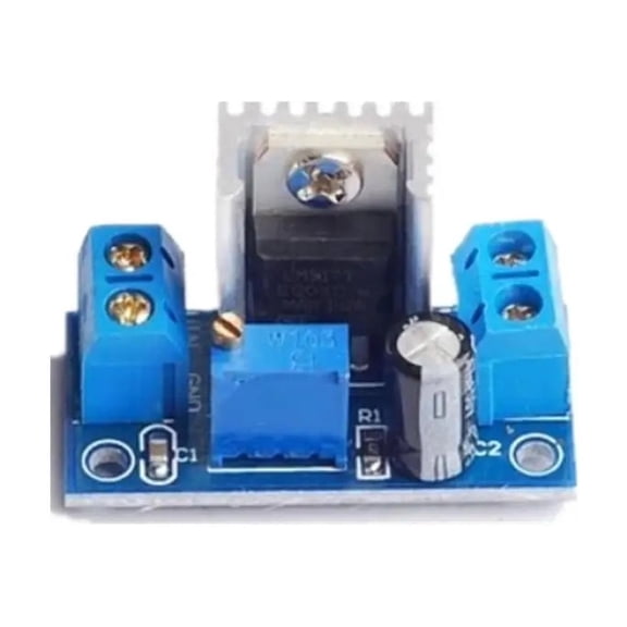 1PCS LM317 Adjustable Voltage Regulator Power Supply LM317 DC-DC Converter Buck Step Down Circuit Board Module Linear Regulator