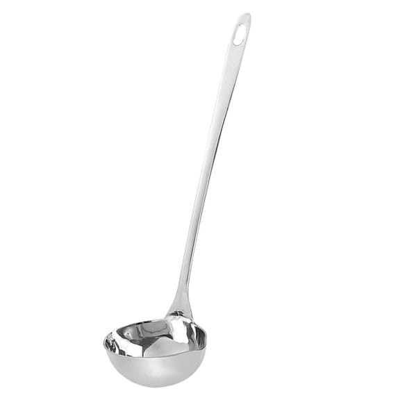 1PCS Ladle with Pouring Spout Stainless Steel Ladle Canning Ladle Soup Ladle Metal Soup Ladle