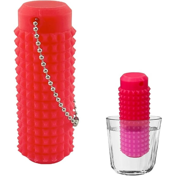 1PCS Little Ouchies Pain Fidget, Pocket Mini Fidget Toy for Adults, Pain Stim Fidget, 3D Printed Venting Key Pendant, Spiky Grippie Stim Keychain Color-Changing (30 ℃ ), Novelty Gifts for Friends