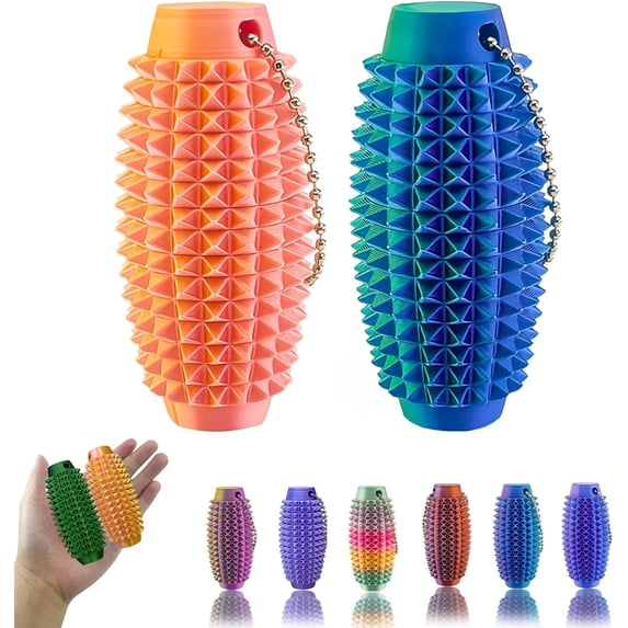 Llavero Sensorial Ainiv Little Ouchies | Juguete Antiestrés Con Picos Para Adultos Y Adolescentes