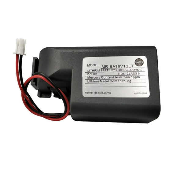 1PCS MR-BAT6V1SET 6V 1650mAh Non-Rechargeable Lithium Battery Replace for i MR-J4 PLC