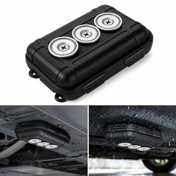 1PCS Magnetic Key Holder, Under Car Hide Key Box with Strong Magnet ...