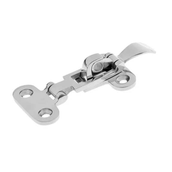 1PCS Marine Stainless Steel Boat Locker Hatch Anti-Rattle Latch Fastener Toggle Hasp