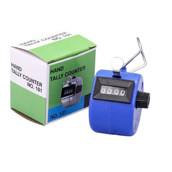 1PCS Metal Tally Counter Clicker Counter Handheld Counter, Manual Mechanical 4-Digit Number Click Counter, One Hand Counter Clicker Digital Counting for Coaching Knitting People Lap Fishing