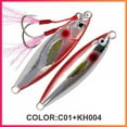 thumbnail image 1 of 1PCS Micro Metal Jig 30/40/60g Shore Casting Jigging Lure Shore Casting Spoon Fishing Lure Bit Artificial Bait For Sea Fishing, 1 of 8