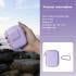 1PCS Mini Carrying Case Compatible for Osmo Action 6, Action Camera Storage Bag Waterproof Travel Shell Sleeve Organizer Cam PU Carry Pouch(Case Only)