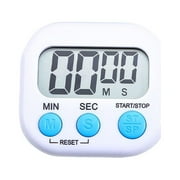 1PCS Multi-Functional Timer Magnetic Backing,Large Screen Count & Countdown Digital Electronic Timer,Used for kitchen,Study,Sports White