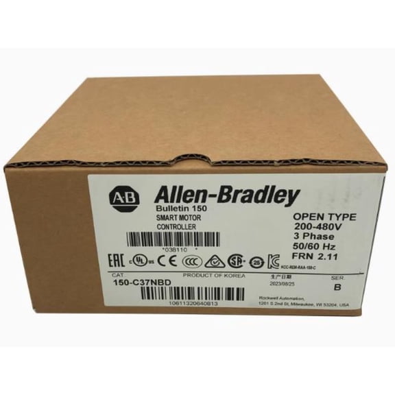 1PCS New Allen-Bradley 150-C37NBD Open Type 37A Smart Motor Controller