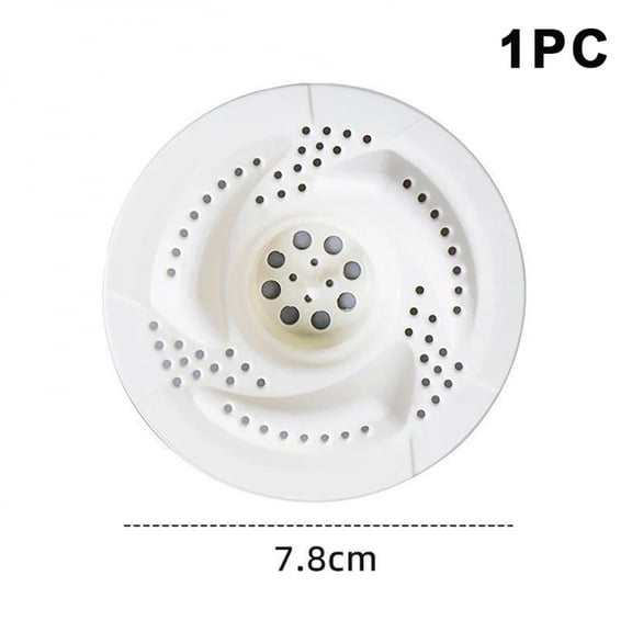 1PCS New Household Vortex Floor Drain Filter Bathroom Sewer Hair Filter Toilet Drainage Anti-hair Universal