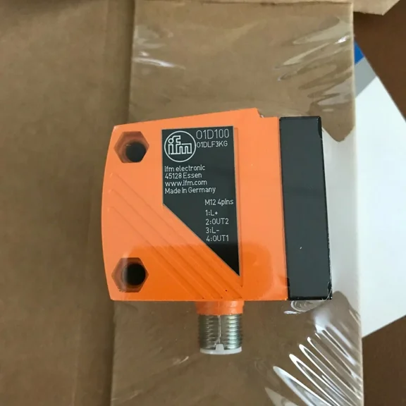 IFM O1D100 Industrial Photoelectric Distance Sensor for Automation Object Detection