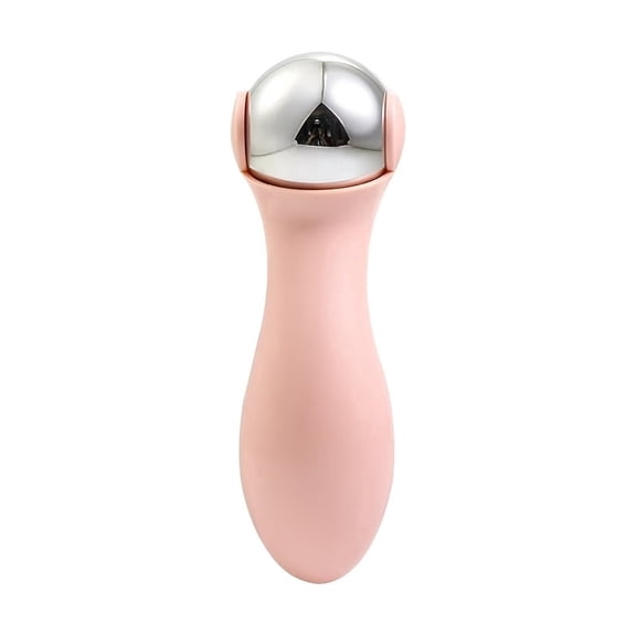 Stainless Steel 720-Degree Rotatable Handheld Ice Ball for Facial Hot and Cold Compress and Beauty Eye Massage, 1 Count