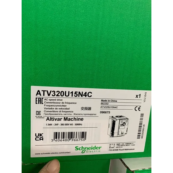 1PCS New Schneider ATV320U15N4C Inverter ATV320U15N4C Deliver quickly