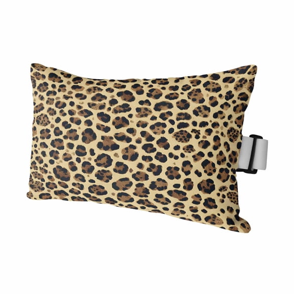 1PCS Outdoor Pillow for Chaise Lounge Chair Abstract Leopard Print Pattern Waterproof Headrest Cushion with Insert Farm Animal Print Texture Adjustable Lumbar Pillow for Beach Patio Poolside Office
