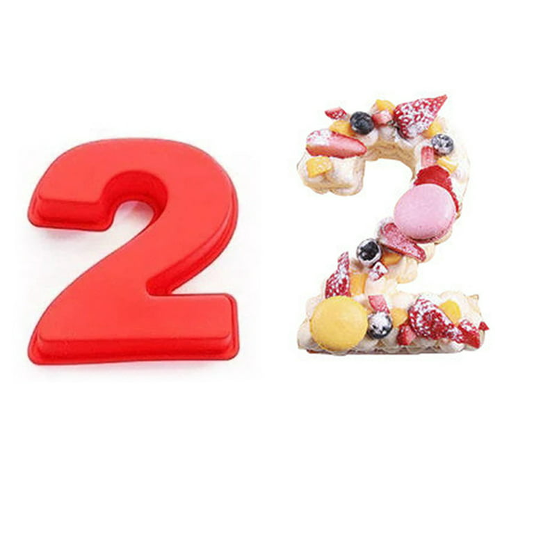 Alphabet Lollipop #01, Cake Topper 1Pc Large Letter Mold