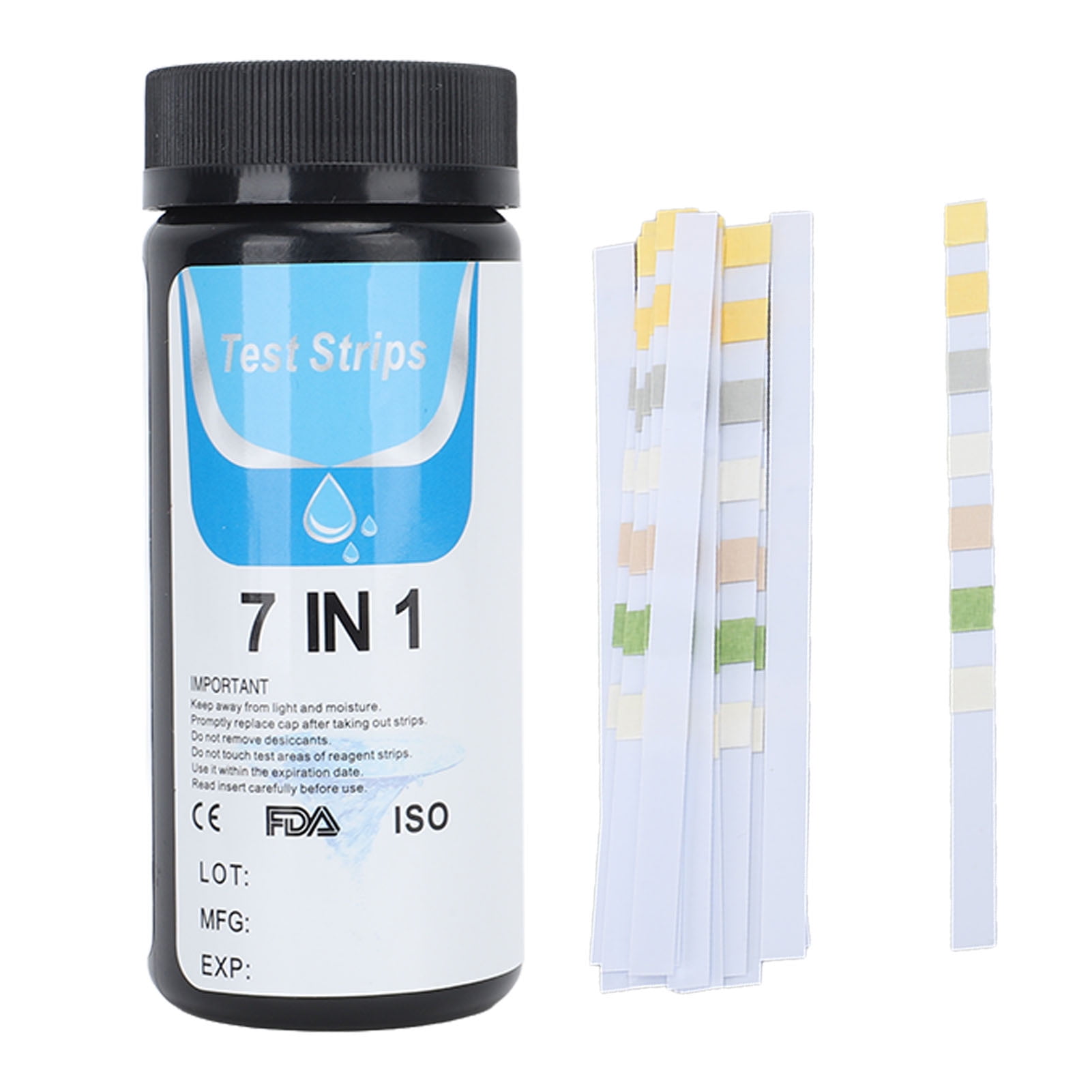 1PCS PH Test Strip 1 in 1 Water Testing Strip PH Alkalinity Hardness