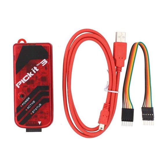 1PCS PICkit3 Electronic Chip Emulator MPLAB PIC Microcontroller In-Circuit Debugger Programmer