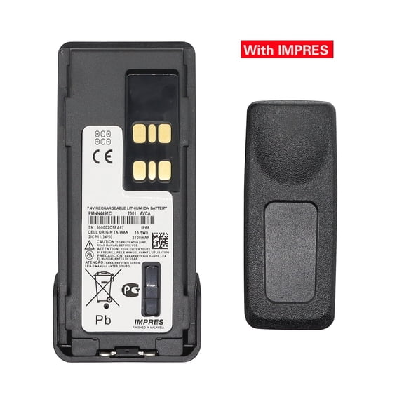 1PCS PMNN4491 PMNN4491CC Replacement Battery For MOTOROLA IMPRES Li-Ion Battery XPR7550e XPR3500e 2100mAh