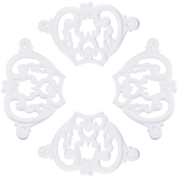 1PCS PU Ceiling Medallion Decorative Ceiling Fan Medallion White Round Home Lighting Living Room Aisle Ceiling Chandelier Base for Light Fixtures Chandeliers$$Tools & Hardware Other