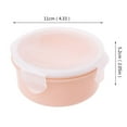 thumbnail image 1 of 1PCS Plastic Food Storage Containers with Lids 500Ml, Leakproof Snap Lock Round Airtight Meal Prep Containers Lunch Box Containers for Soup, Leftover, Freezer/Dishwasher Safe, Bpa Free(Green), 1 of 5