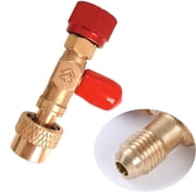 1PCS Refrigerant Charging Valve Liquid Safety Valve for R32 R410 5/16" Male 5/16" Female Air Conditioner Manifold