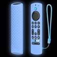 thumbnail image 1 of 1PCS Remote Control Case Cover Compatible for Fire TV-4 Alexa, Smart TV Voice Remote Control Soft Silicone Sleeve Drop-proof Shell Holder with Hanging Rope(Case Only), 1 of 10