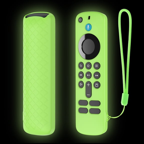 1PCS Remote Control Silicone Case Compatible for Fire TV Stick HD/4K, TV Remote Controller Non-slip Skin Shell Housing Cover Sleeve Holder with Lanyard(Case Only)