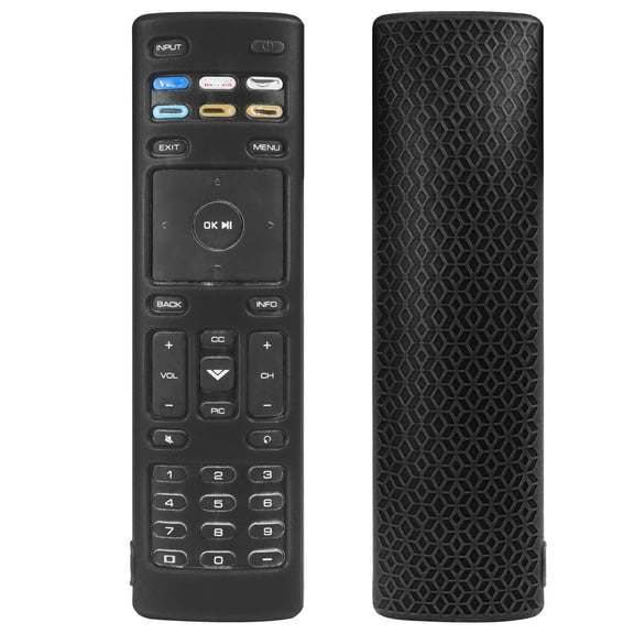1PCS Remote Control Silicone Case Cover Compatible for VIZIO Remotes XRT-136, Smart TV Remote Control Soft Non Slip Texture Sleeve Housing Shell Full Cover Holder (Case Only)