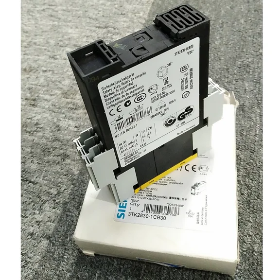 3TK2830-1CB30 Industrial Safety Relay PLC Module, for Industrial Automation Emergency Stop & Safety Interlock System Control