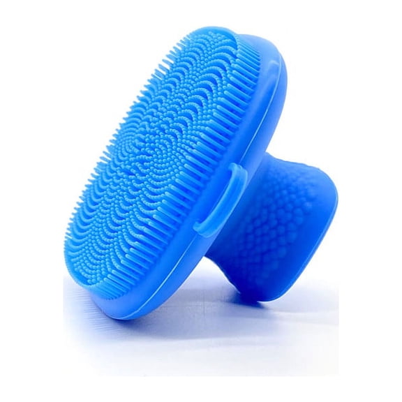 1PCS/Set Blue Square Cleansing Brush Silicone Cleansing Brush Ultra Soft Water Drop Face Wash Brush Square Blackhead Cleansing Brush Set