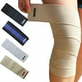 thumbnail image 1 of 1PCS Sports Knee Wraps or Weight Lifting, Gym Workout, Cross Training,Fitness & Powerlifting - Knee Straps for Squats - Compression & Elastic Support, 1 of 7
