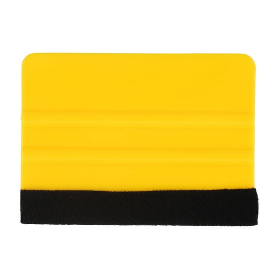 1PCS Squeegee Felt Edge Scraper Car Decals Vinyl Wrapping Spatula Tool Yellow