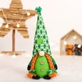 thumbnail image 1 of 1PCS St Patrick's Day Gnome,Plush Handmade Tomte Elf Scandinavian Irish Decorations -Mr and Mrs Green Doll Saint Patrick's Day Irish Decorations for Home Table Ornament, 1 of 8