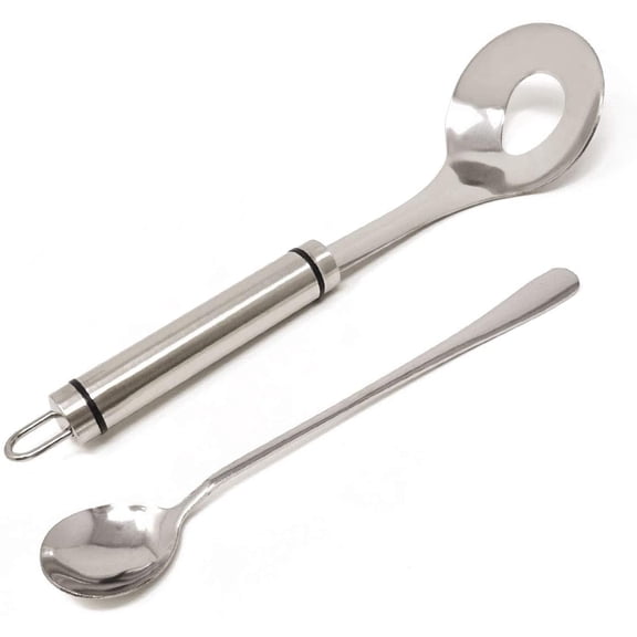 1PCS Stainless Steel Meatball Spoon with Long Handle Spoon for Kitchen