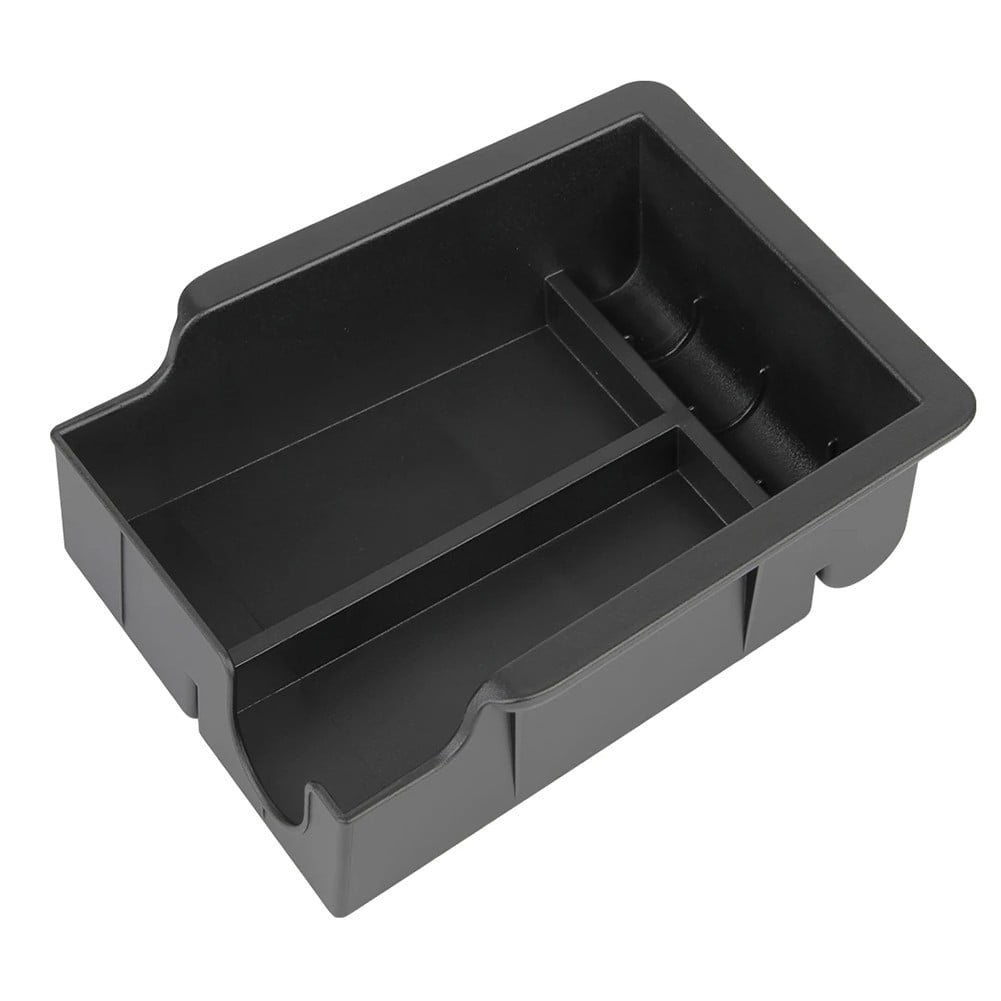 Organizzatore Console Per Tesla Model 3 E Y – 4 Pezzi, Contenitore Bracciolo, Portabicchieri, Scatola Nascosta, Nero