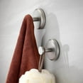 thumbnail image 1 of 1PCS Suction Cup Hooks for Shower, Bathroom, Kitchen, Glass Door, Mirror, Tile – Loofah, Towel, Coat, Bath Robe Hook Holder for Hanging up to 15 lbs – Waterproof & Rustproof, Chrome, 1 of 1