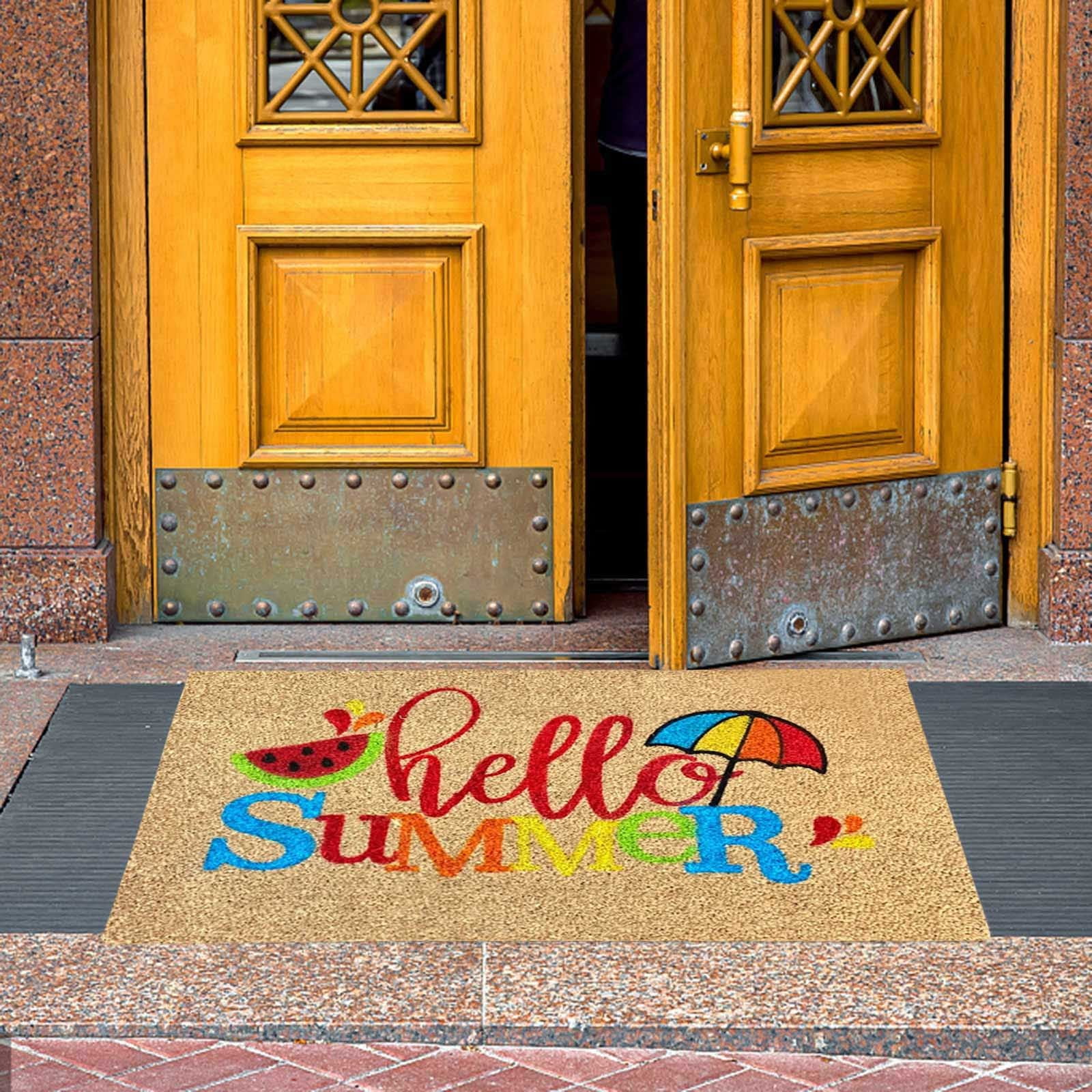1PCS Summer Floor Mats Holiday Mats Door Mats Polyester Door