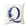 1PCS Throw Pillow Covers Alphabet Decorative Pillow Cases ABC Letter
