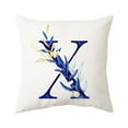 1PCS Throw Pillow Covers Alphabet Decorative Pillow Cases ABC Letter