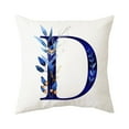 1PCS Throw Pillow Covers Alphabet Decorative Pillow Cases ABC Letter