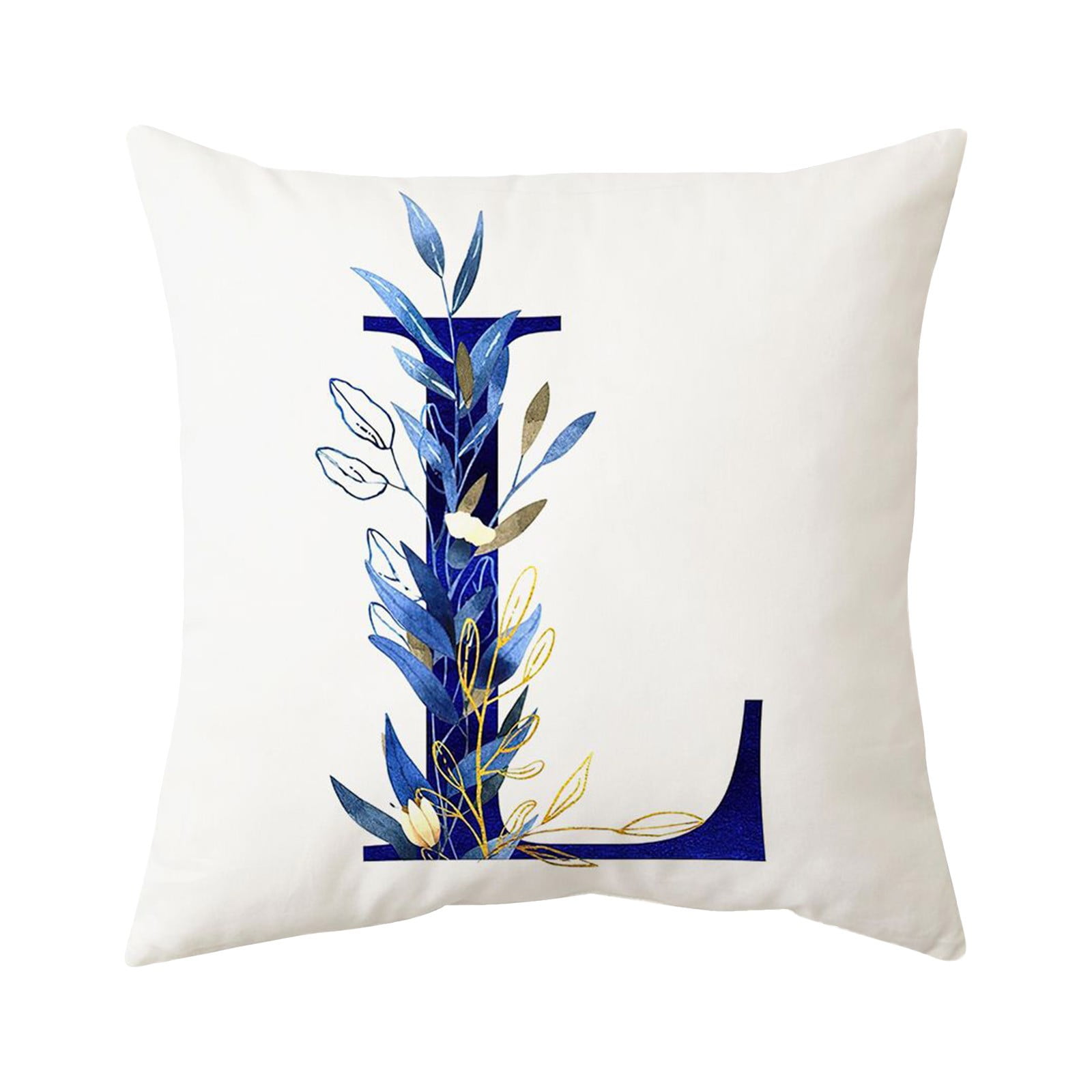 1PCS Throw Pillow Covers Alphabet Decorative Pillow Cases ABC Letter